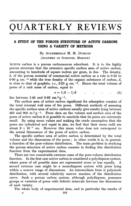 A study of the porous structure of active carbons using a variety of methods