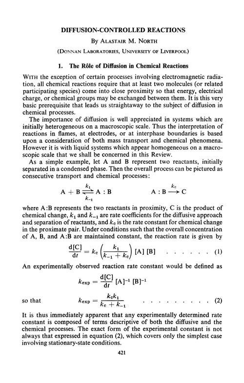 Diffusion-controlled reactions