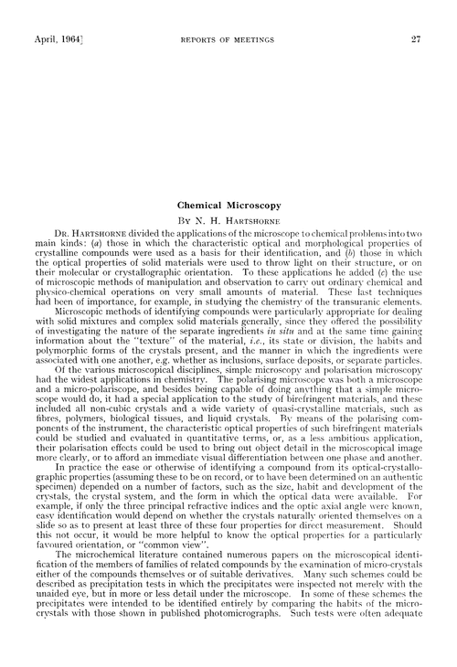 Chemical microscopy