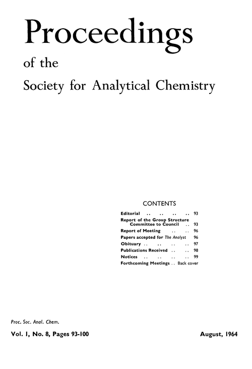 Contents pages