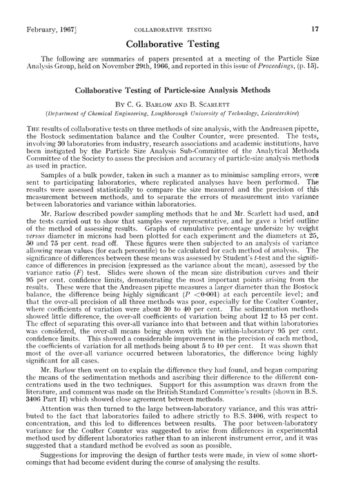 Collaborative testing