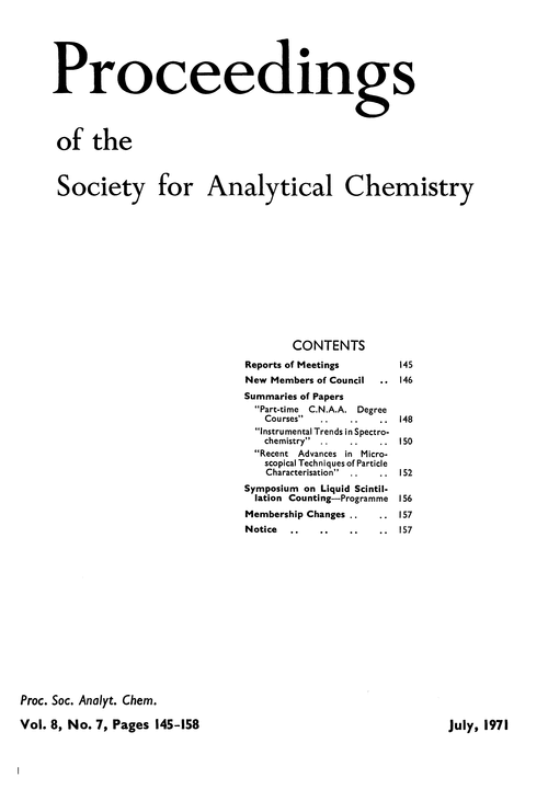 Contents pages