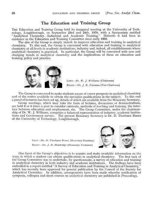 The Education and Training Group