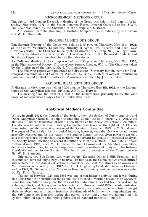 Analytical Methods Committee