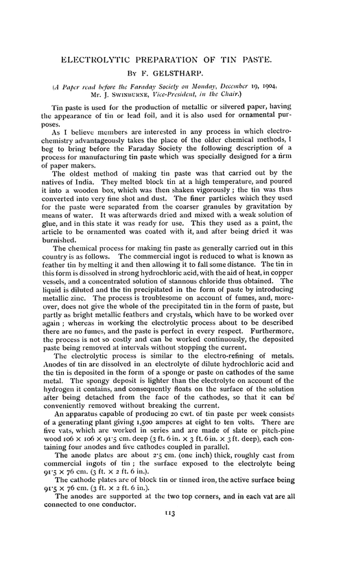 Electrolytic preparation of tin paste