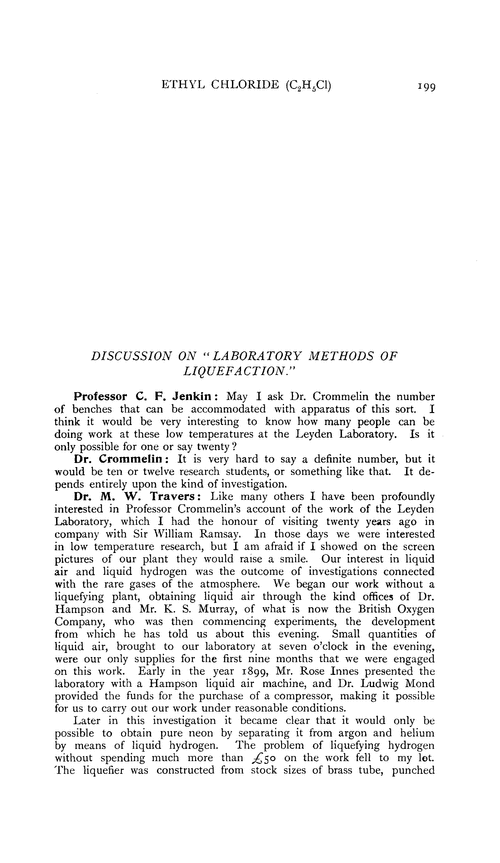 Discussion on “Laboratory methods of liquefaction”