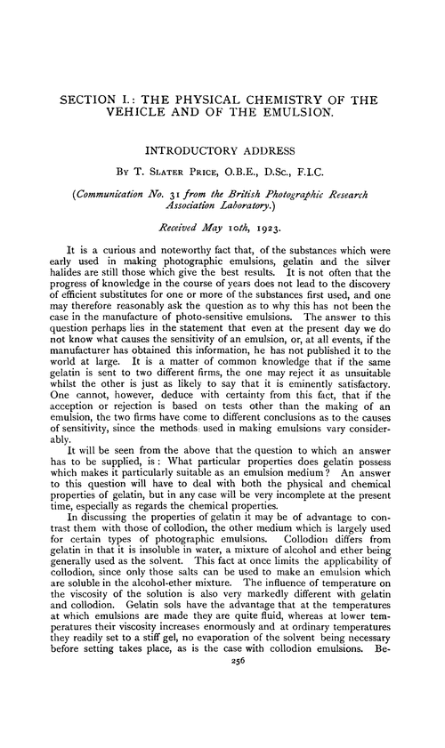 Introductory address