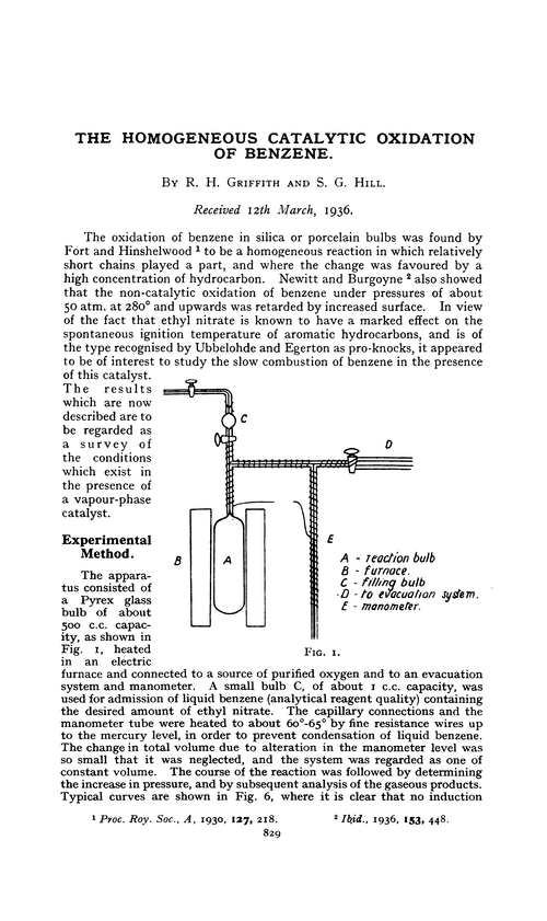 The homogeneous catalytic oxidation of benzene