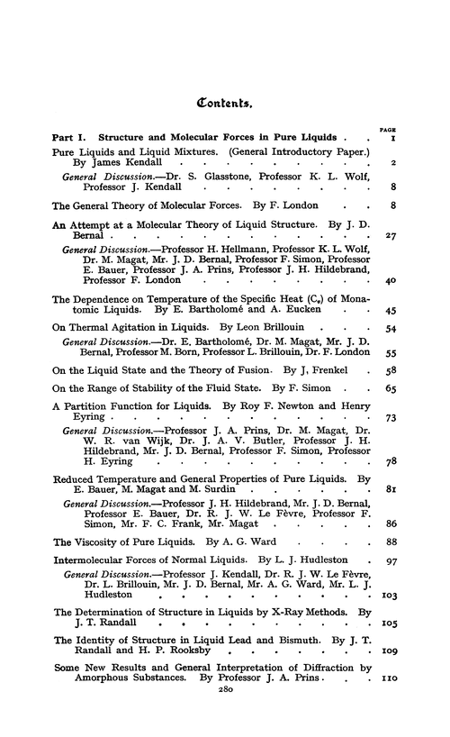 Contents pages