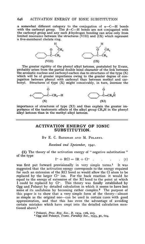 Activation energy of ionic substitution