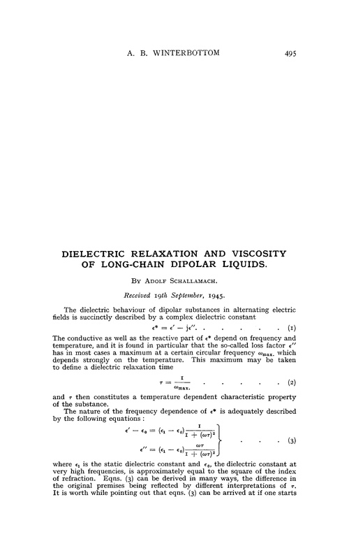 Dielectric relaxation and viscosity of long-chain dipolar liquids