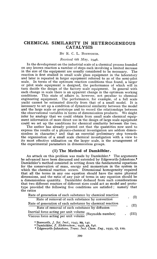 Chemical similarity in heterogeneous catalysis