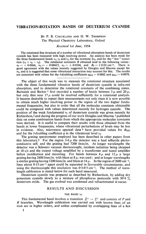 Vibration-rotation bands of deuterium cyanide