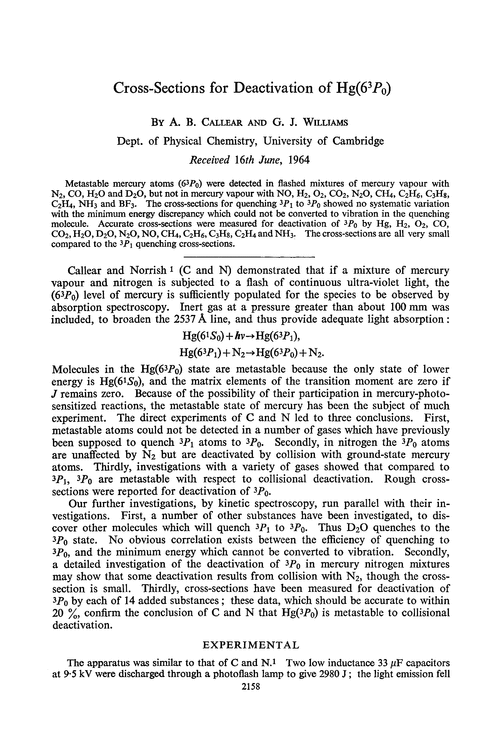 Cross-sections for deactivation of Hg (63P0)
