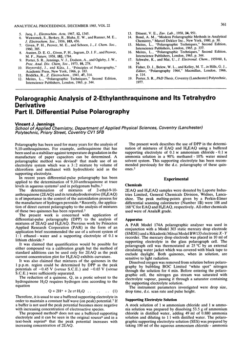 Polarographic analysis of 2-ethylanthraquinone and its tetrahydro derivative. Part II. Differential pulse polarography