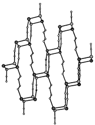 Graphical abstract: Syntheses and crystal structures of five two-dimensional networks constructed from staircase-like silver(I) thiocyanate chains and bridging polyamines