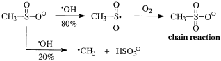 Graphical abstract: OH-Radical-induced oxidation of methanesulfinic acid. The reactions of the methanesulfonyl radical in the absence and presence of dioxygen