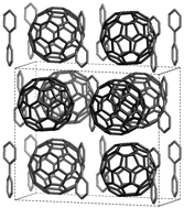 Graphical abstract: Supramolecular fullerene chemistry: synthesis, crystal structure and potassium intercalation of [(C60)][(C6H5)2]