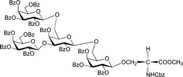 Graphical abstract: A simple access to 3,6-branched oligosaccharides: Synthesis of a glycopeptide derivative that relates to Lycium barbarum L.