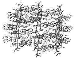 Graphical abstract: A three-dimensional zeolite-like organic–inorganic hybrid material constructed from {CuMo2O8N}n double helical chains linked via [Cu(4,4′-bpy)]n fragments