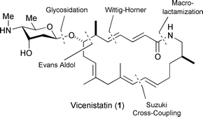 Graphical abstract: Enantioselective total synthesis of vicenistatin, a novel 20-membered macrocyclic lactam antitumor antibiotic