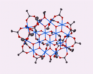 Graphical abstract: Synthesis, structure and magnetism of a new manganese carboxylate cluster: [Mn16O16(OMe)6(OAc)16(MeOH)3(H2O)3]·6H2O