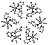 Graphical abstract: Hydrogen bonds in crystals of HO-(N∩N′)M(CO)3L complexes: chains, dimers and an unexpected hexamer