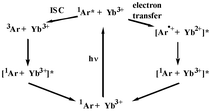 Graphical abstract: pH Dependence of the energy transfer mechanism in a phenanthridine-appended ytterbium complex