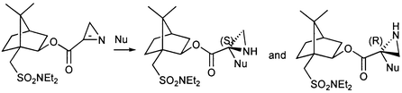 Graphical abstract: Diastereoselective synthesis of aziridines from (1R)-10-(N,N-dialkylsulfamoyl)isobornyl 2H-azirine-3-carboxylates
