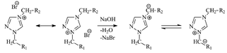 Graphical abstract: Spectrometric study on the triazolium ylides