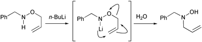Graphical abstract: The [2,3] sigmatropic rearrangement of N-benzyl-O-allylhydroxylamines