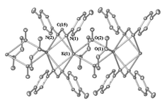 Graphical abstract: N,N′-Di(tolyl)formamidinate complexes of potassium: studies of ancillary donor imposed molecular and supramolecular structure