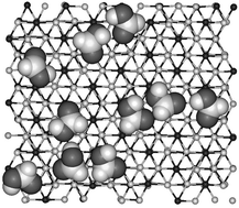 Graphical abstract: A computational study of the surface structure and reactivity of calcium fluoride