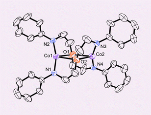 Graphical abstract: A rare ether-bridged cobalt complex which gives rise to an unusual ‘serpentine’ metal–ligand binding motif