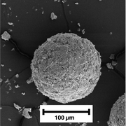 Graphical abstract: Preparation of micron-sized spherical porous iron oxide particles