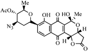 Graphical abstract: Synthesis of 3-azido-2,3,6-trideoxy-β-d-arabino-hexopyranosyl pyranonaphthoquinone analogues of medermycin