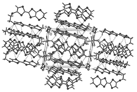 Graphical abstract: Cation radical salts of ethylenedisulfanyl-bridged dimeric ethylenedithiotetrathiafulvalene with 2,3,5,6-tetrafluoro-7,7,8,8-tetracyanoquinodimethane (TCNQF4), PF6−, AsF6−and BF4−: synthesis, structure and conducting properties