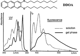 Graphical abstract: Spectroscopic properties and gelling ability of a set of rod-like 2,3-disubstituted anthracenes