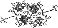 Graphical abstract: A coordination network containing non-coordinating polyoxometalate clusters as counterions