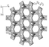 Graphical abstract: An organically templated Co(ii) sulfate with the kagome lattice