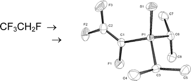 Graphical abstract: The synthesis and chemistry of fluorovinyl-containing phosphines and the single crystal X-ray structure of SPPri2(CF [[double bond, length as m-dash]] CF2)