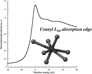 Graphical abstract: Theoretical chemical contribution to the simulation of the LIII X-ray absorption edges of uranyl, neptunyl and osmyl hydrates and hydroxides