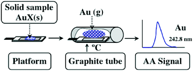 Graphical abstract: Solid sampling-graphite furnace atomic absorption spectrometry for the direct determination of Au in samples of various natures