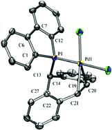 Graphical abstract: Dibenzo[a,d]cycloheptenyl dibenzophosphole palladium dichloride: Synthesis, X-ray-crystal structure and application in the Suzuki–Miyaura coupling