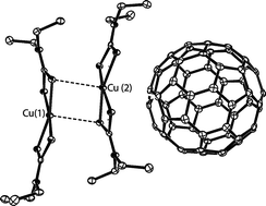 Graphical abstract: Synthesis, crystal structure and photoconductivity of the first [60]fullerene complex with metal diethyldithiocarbamate: {CuII(dedtc)2}2·C60