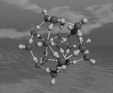 Graphical abstract: A theoretical study of water clusters: the relation between hydrogen-bond topology and interaction energy from quantum-chemical computations for clusters with up to 22 molecules