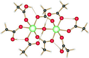 Graphical abstract: Theoretical studies on di- and tetra-nuclear Ni pivalate complexes