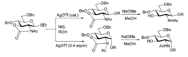 Graphical abstract: Ethyl 2-acetamido-4,6-di-O-benzyl-2,3-N,O-carbonyl-2-deoxy-1-thio-β-d-glycopyranoside as a versatile GlcNAc donor