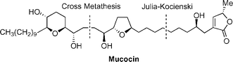 Graphical abstract: Synthesis of the non-classical acetogenin mucocin: a modular approach based on olefinic coupling reactions
