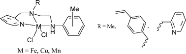 Graphical abstract: Substituted N-picolylethylenediamines of the type (ArNHCH2CH2){(2-C5H4N)CH2}NR [R = Me, 4-CH2 [[double bond, length as m-dash]] CH(C6H4)CH2, (2-C5H4N)CH2] and their transition metal(ii) halide complexes